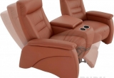 Sofa TV/RF 2-vietė su staliuku "ASCOLI" vokiška www. bramita.lt 