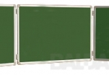 Trijų dalių žalia magnetinė lenta 
